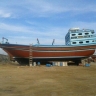 Hafez Buoyancy Company, manufacture of fiberglass floats and barges in Qeshm
