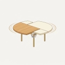 Rahimzadeh production, manufacturing and selling all kinds of convertible dining tables in Pakdasht