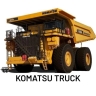 Tahran'daki Komatsu makineleri için yedek parça satan Komatsu Kamyon mağazası