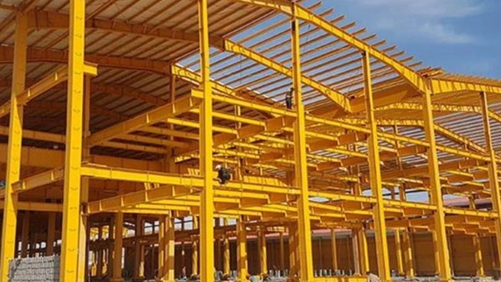 Azaran steel base, manufacture and sale of metal shed structures in Tehran