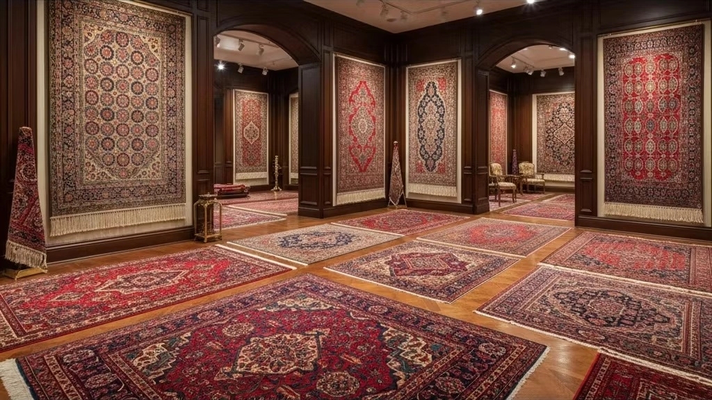 Adina Naqshnegar carpet gallery, hand-woven and machine-made carpet sales center