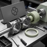 Ehsan Hydraulics, packing lathe, repair of twin backup jack seals with German sheet in Tehran