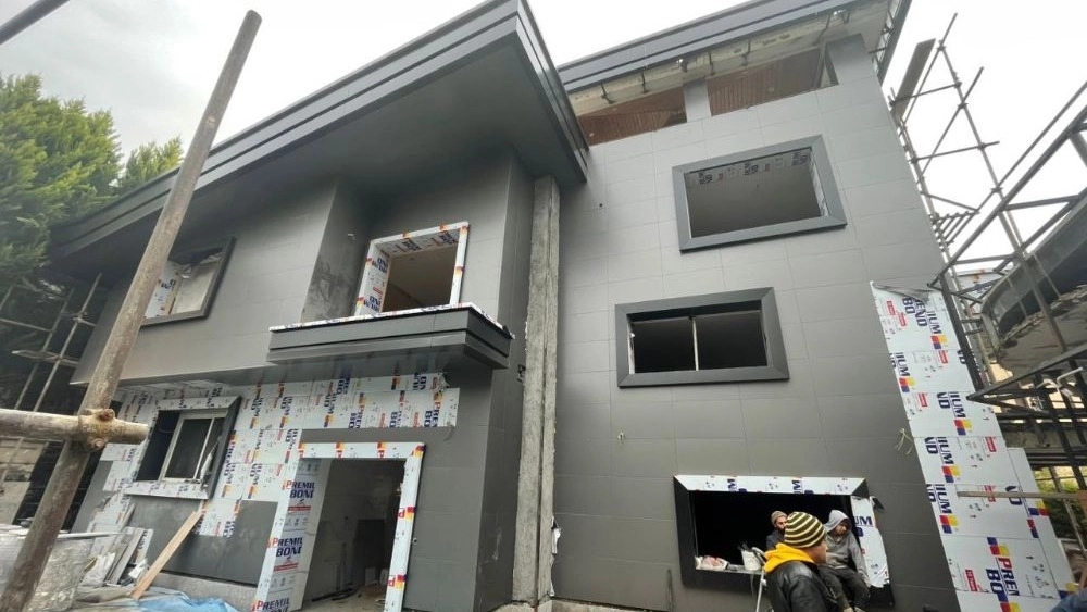 Design, construction and installation of modern composite facade in the north of Iran