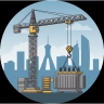Shujaei contracting, crane loading and unloading services for power installation in Tehran