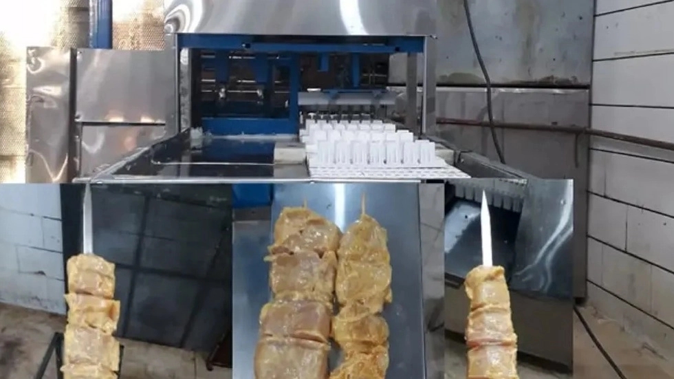 Isfahan Shahi Automin Machine, production of fully automatic kebab cooking line
