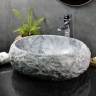 Seng Shik Mazaheri store, production and sale of Azna marble and white porcelain single pedestal vanity in Isfahan