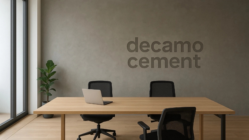 Stencil microcement in Tehran: specialized execution by Decamo Cement