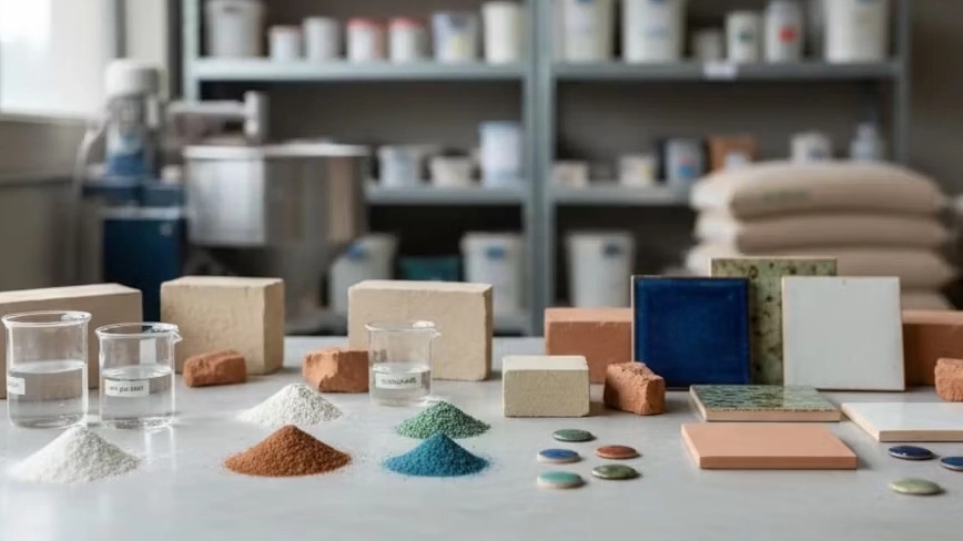 Ebrahimi Silica Factory, producer of glazed ceramic tile raw materials in Malair