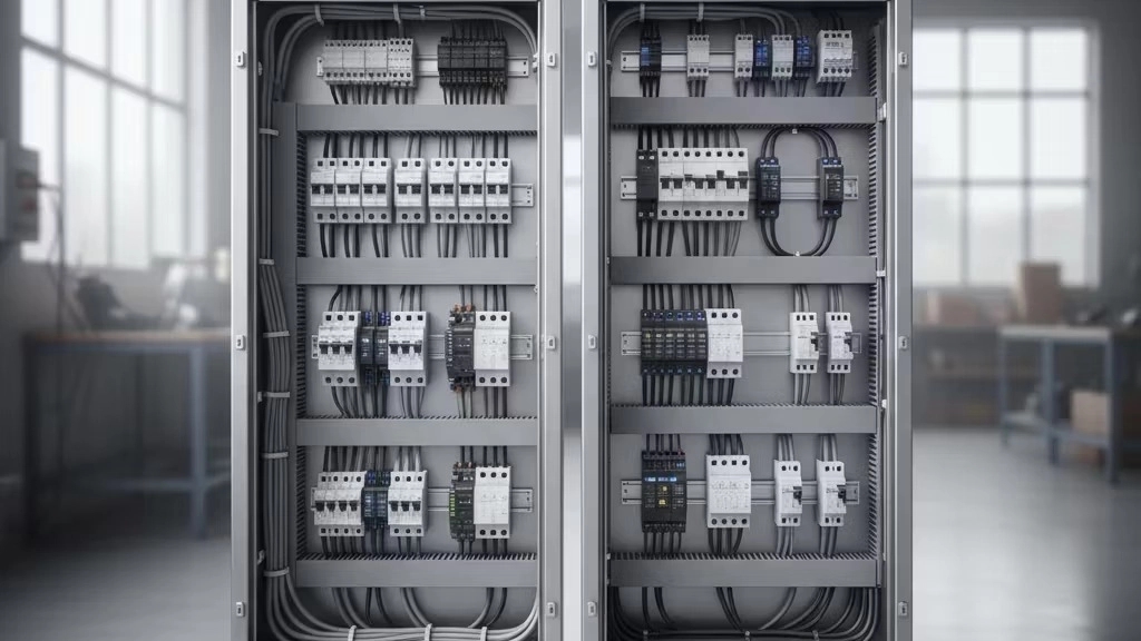Sanat Hafez electrical store, construction of assembly of industrial electrical panels in Kavos dome