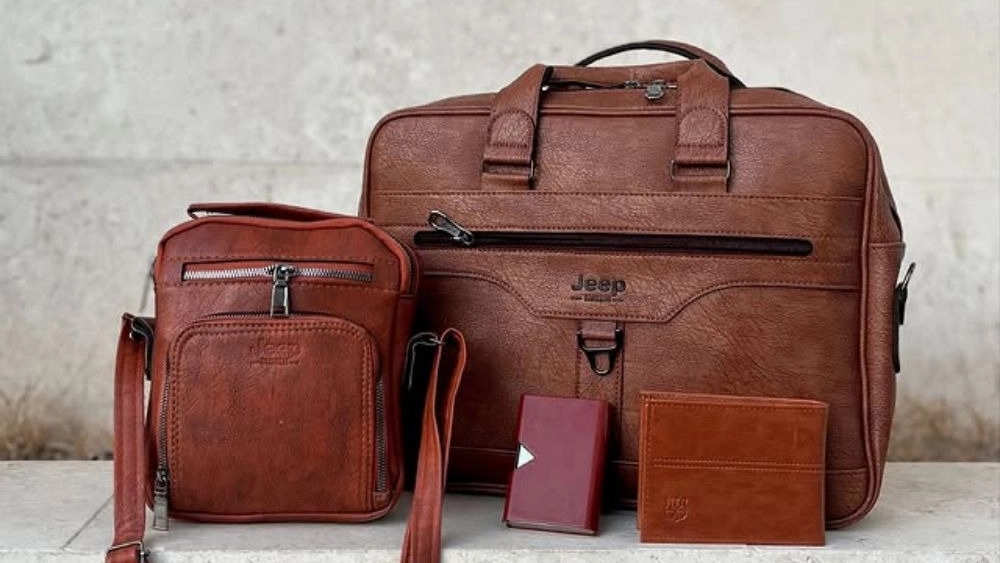 White Shop, production and sale of all kinds of natural and industrial leather men's bags in Mashhad
