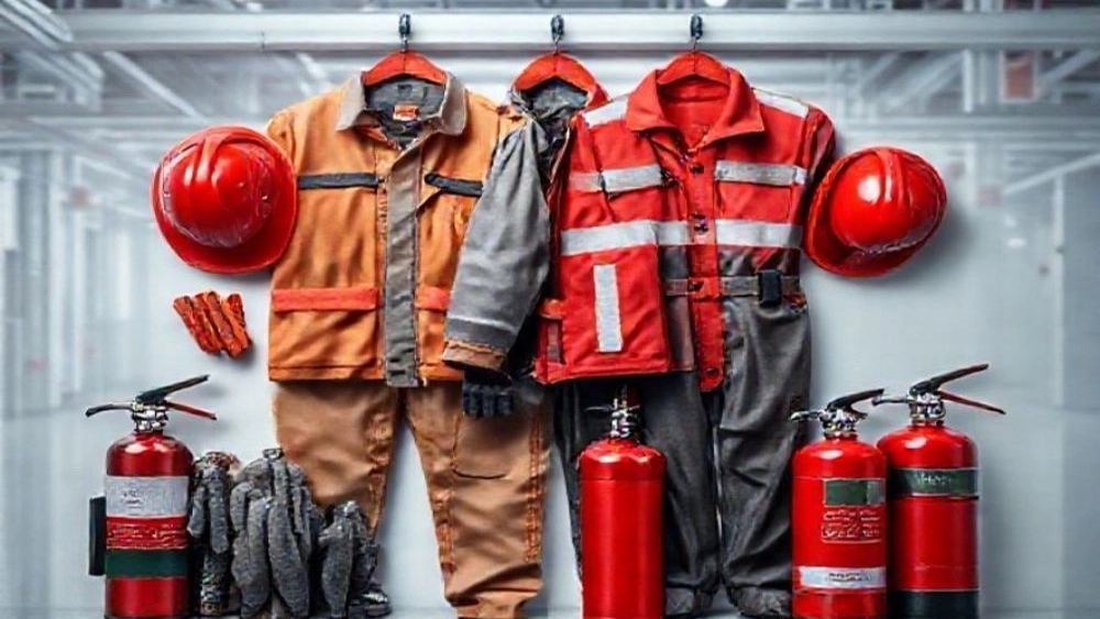 Buy work clothes and fire extinguishers from Techno Ayman Mashhad