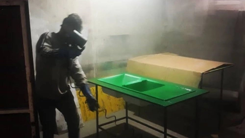 Grassin sink, production of fiberglass granite sink mold in Tehran