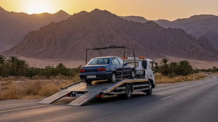 Car rescue in Sadra Shiraz 24-hour tow truck 09170055568