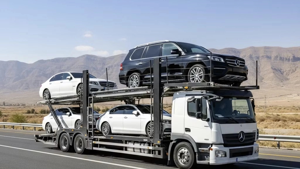 Khodrober Kerman specializes in carrying luxury and zero cars