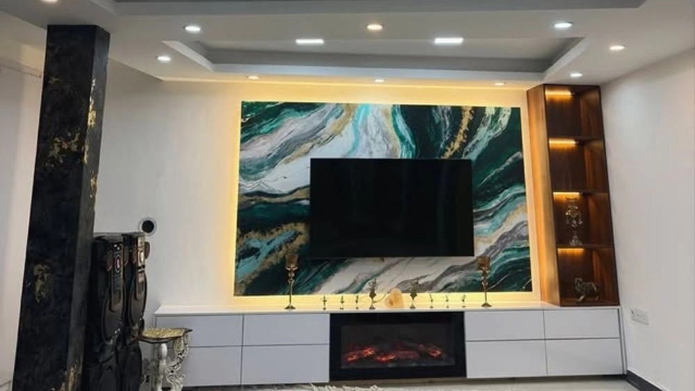 Maral Youssef Panah art group, ceiling mural painting and patina services in Gilan