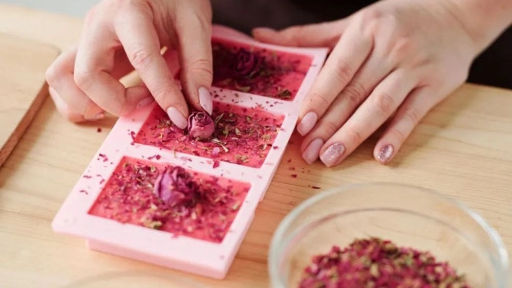 Nazgol production, making all kinds of handmade soap in Mahabad, West Azerbaijan