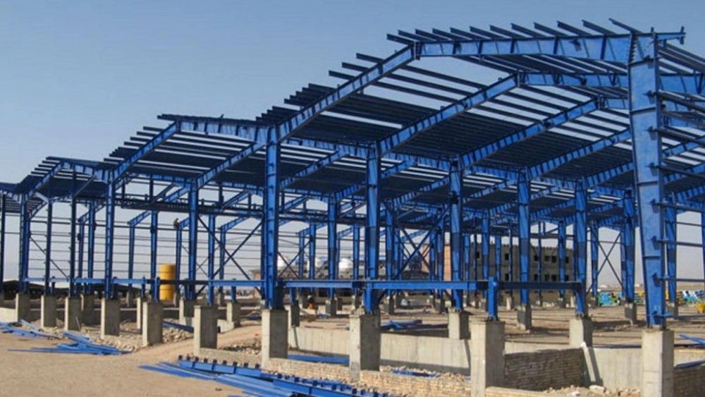 Sepahan shed pyramids, shed building and metal structure installation in Isfahan