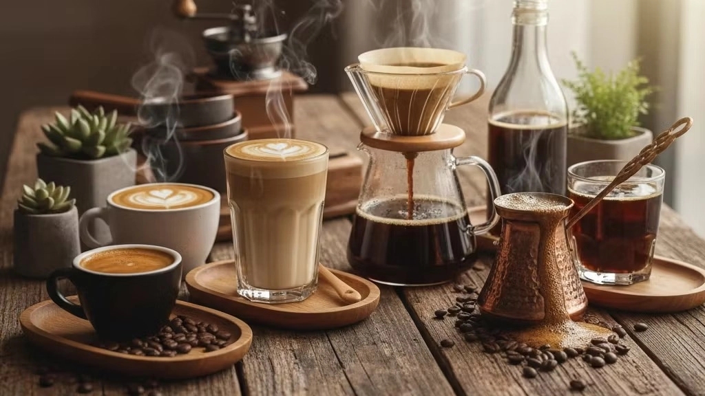 Cafe 123, offering hot and cold drinks and daily cakes in Tabriz