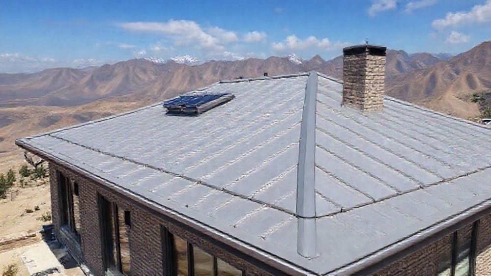 Gable roof ready to be installed in Damavand, specialized design and implementation