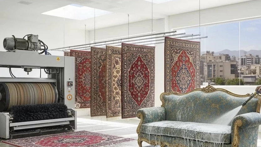 Kian Wash carpet and sofa cleaning in Tehran