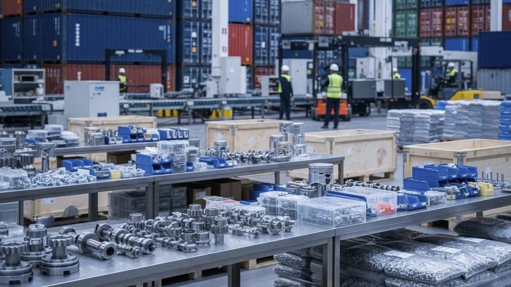 Clearance of all types of devices, fittings and raw materials in customs