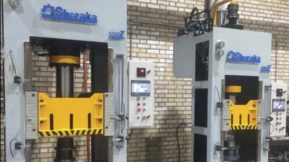 Manufacturing of industrial hydraulic press in Tehran with reasonable price