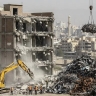 Demolition of Molay excavation building, manual demolition with excavator in Tehran