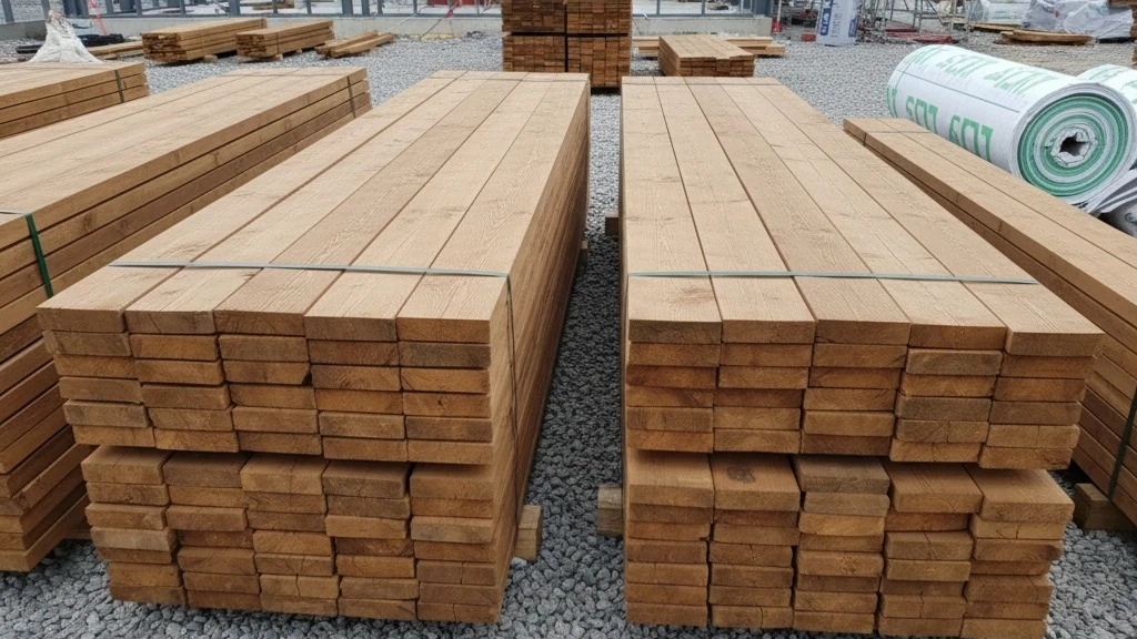 Thermowood distribution for construction projects