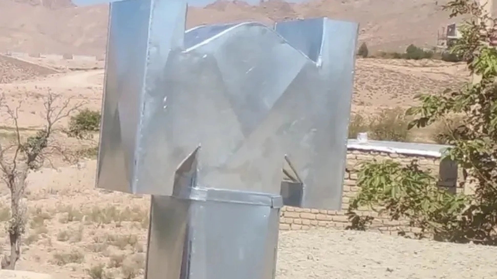 Sahel cooler channel, construction of wood heater channel and grill in Esfrain, North Khorasan