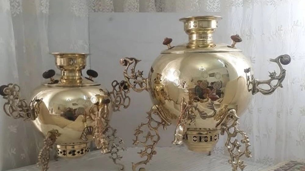 Waazi samovar production and repair of coal samovar in Tabriz