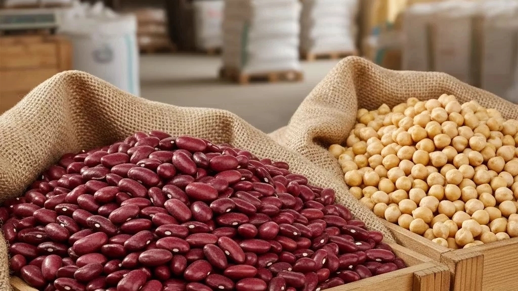 Buy Khomein red beans wholesale and Se Khan chickpeas in Kermanshah