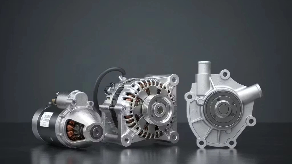 Shad spare parts store, selling dynamo starter water pump distribution in Rasht