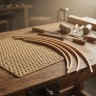 Ismaili wooden products, distribution of bamboo furniture mats in Tehran