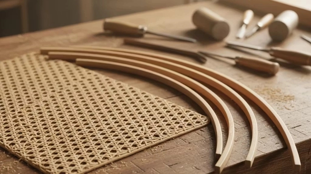 Ismaili wooden products, distribution of bamboo furniture mats in Tehran