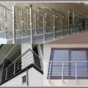 Arkan Sazeh, installation and implementation of steel fence and tempered glass in Shiraz