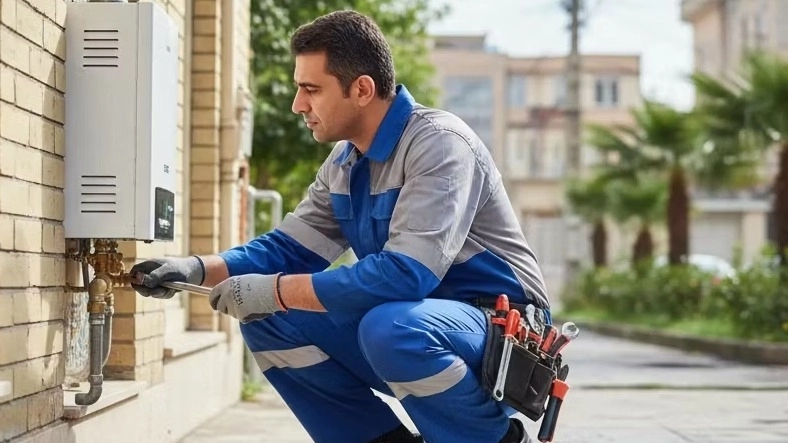 Installation of Iran radiator package in Sabzemeidan, Rasht, authorized technician