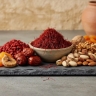 Dersa store, selling dried saffron, barberry and jujube in Birjand