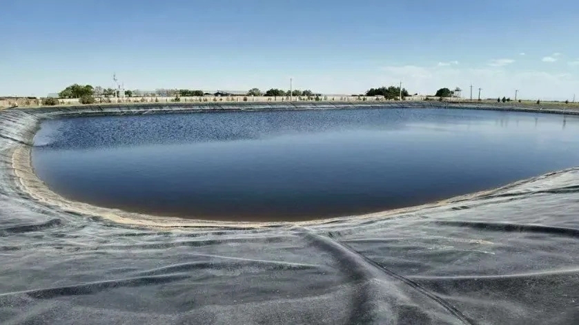Construction of an agricultural polymer pool in Tarem, Zanjan