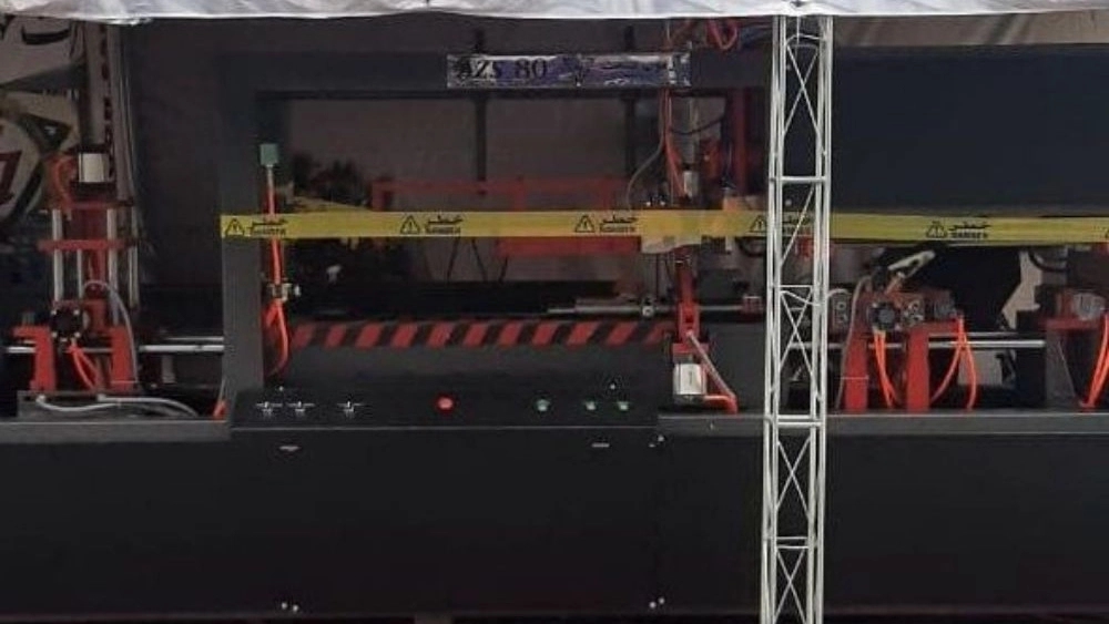 Azmoun Sanat Company, production of automatic industrial beam machine in Tehran