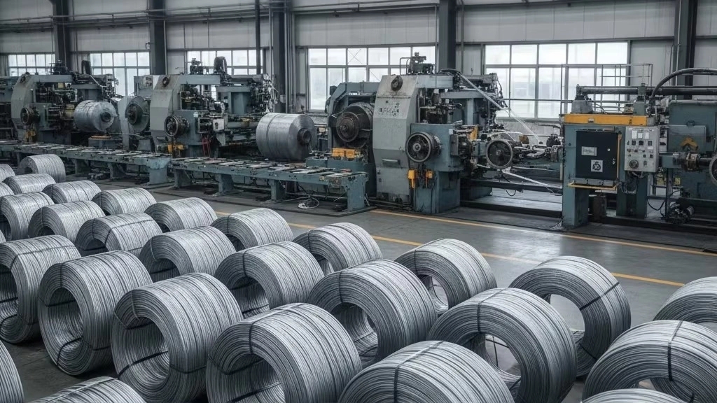 Production of industrial wire and galvanized wire in Tehran