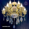 Ramin production, production of crystal alloy bronze chandeliers in Tabriz