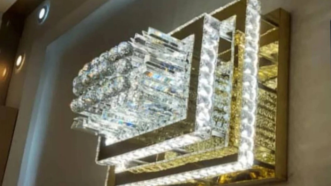 Ramin production, production of crystal alloy bronze chandeliers in Tabriz