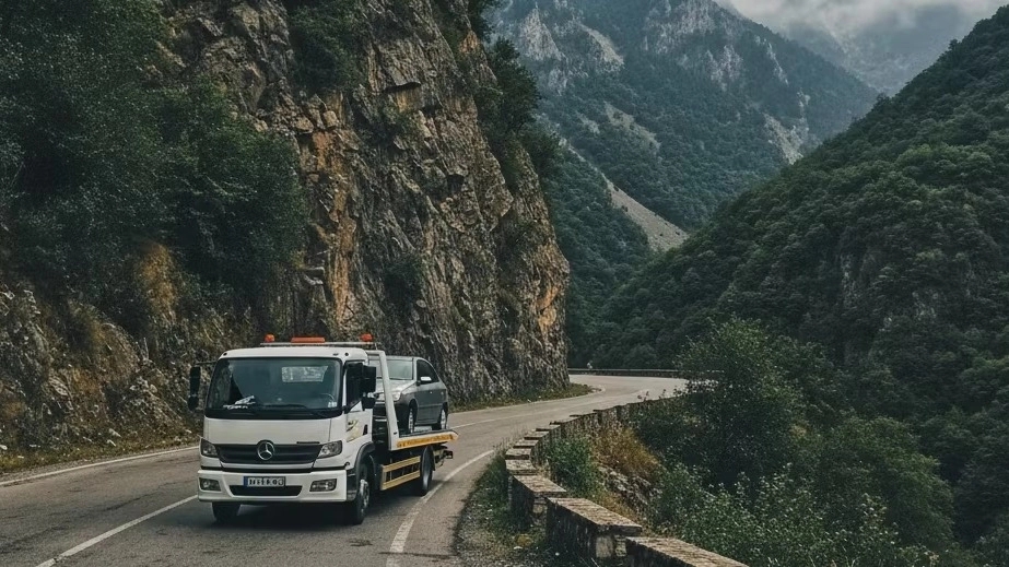 Professional car transporter on Haraz road, especially for passenger and heavy vehicles in Amol