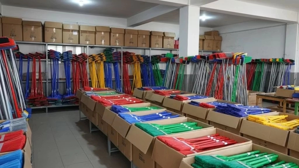 Production of plastic carpet sweeper in Tehran