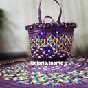 Glaris Handicrafts, production and sale of all kinds of woven tablecloths and belt boxes in Rasht
