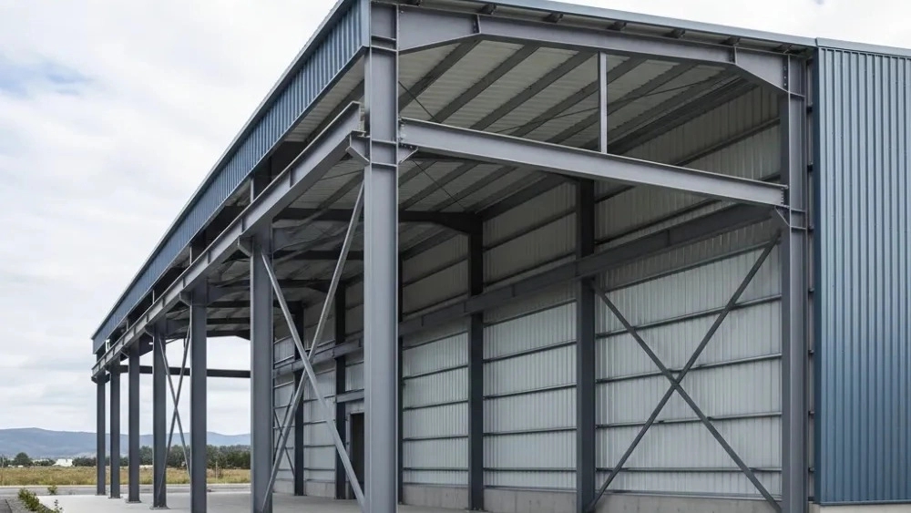 Construction of standard sheds for factories and industrial warehouses