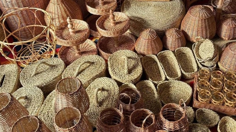 Henna mat weaving, production and sale of all kinds of mats in Khammam