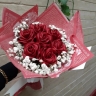 Everlasting ribbon roses, order ribbon bouquets in Kuchsafhan