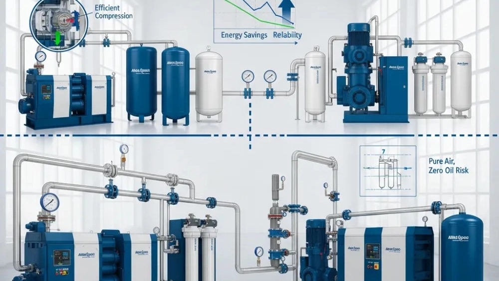 Buying Atlas Copco screw compressors and compressed air equipment