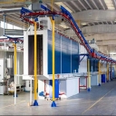 Azizzadeh Furnace Workshop, manufacture of all kinds of furnaces for Saklon Cascade Conveyor Cabin in Tehran